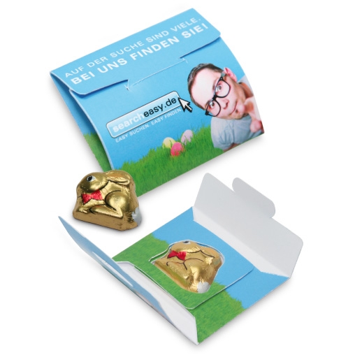 Werbegeschenk Promo-Briefchen zu Ostern Schokohase
